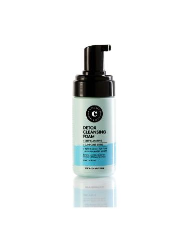 COCUNAT - Detox Cleansing Foam - For Oily and Combination Skin - Cleanses Purifies and Detoxifies in Depth - Double Cleansing - Closes Pores - Calendula - Acne - Sulfate-Free - 125ml