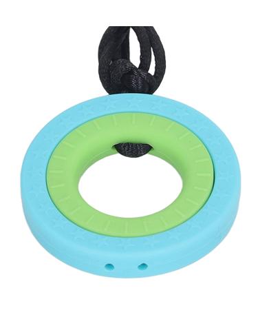 High Temperature Resistant Kids Sensory Chew Necklace | Safe Silicone for Daily Use (Light Blue) - Buy Online on SooperMarket.com