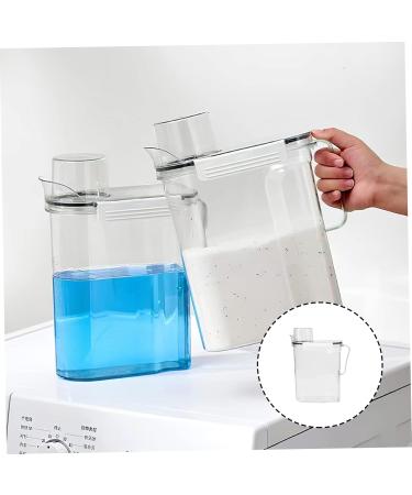 BCOATH 3pcs Laundry Storage Box Large Capacity Sub Buckets Jug Stand Lotion Transparent Plastic - Buy Online on SooperMarket.com