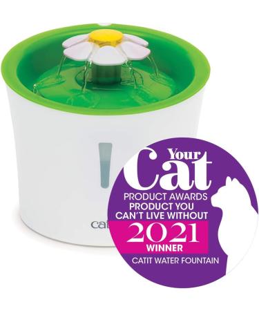 Catit Senses 2.0 Flower Fountain | Green Cat Drinking Water Fountain - Buy Online on SooperMarket.com