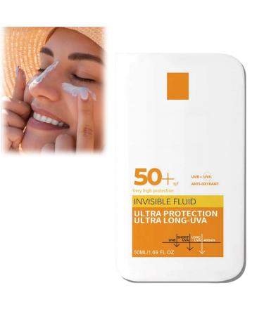 SPF 50 Sunscreen Cream Sunscreen SPF 50 Face Ultra Light UV Protetion Suncream Korean Sunscreen for Men & Women Waterproof SPF 50 Face Moisturiser UVA & UVB Protection Suncream Body & Facial Sunscreen