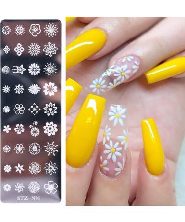 CWed 4-Piece Nail Stamp Set - Bubble Plate Scraper & Art Designs for Manicure | French Nails Animal Lace & More - Buy Online on SooperMarket.com