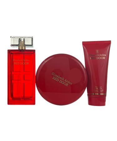 Red Door by Elizabeth Arden Ea de Toilette 3 Piece Set