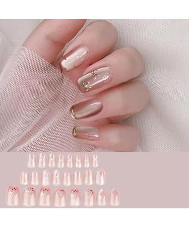 Ruarby Professional French Tip Press on Nail False Nails Full Cover Artificial Nails Tips Art Accessories for Fashion Women - Buy Online on SooperMarket.com