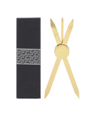 Eyebrow Ruler - Adjustable Stainless Steel Brow Measuring Tool for Accurate Positioning | Gold Design | International Shipping - Buy Online on SooperMarket.com