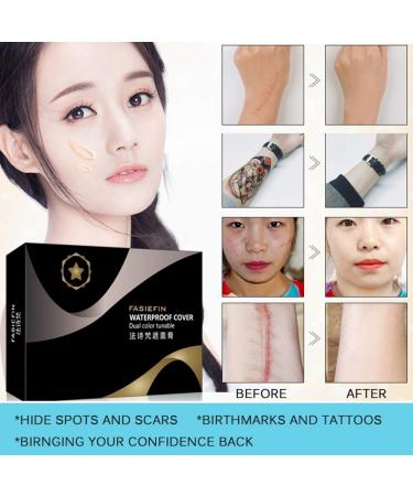 Ofanyia Professional Concealer Set - Waterproof Total Coverage Makeup for Birthmarks, Scars, Vitiligo - Concealer Kit for Flawless Skin - Buy Online on SooperMarket.com