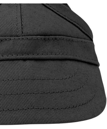 Adjustable Baseball Cap for Pets - Dog Sport Hat with Ear Holes - Summer Travel Dog Sun Hat (L-Black) - Buy Online on SooperMarket.com