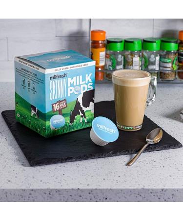 Milfresh Skinny Milk Pods - Dolce Gusto Compatible 48 Skimmed Milk Pods - Buy Online on SooperMarket.com