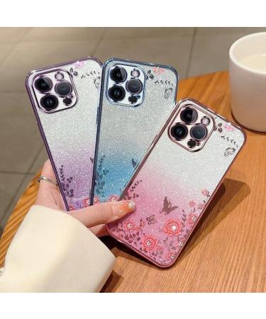 Buy Tivenfezk Nadoli Glitter Diamond Case for Xiaomi Redmi Note 12 4G - Sparkle Flower Butterfly Soft Silicone Cover - International Shipping Available! - Buy Online on SooperMarket.com