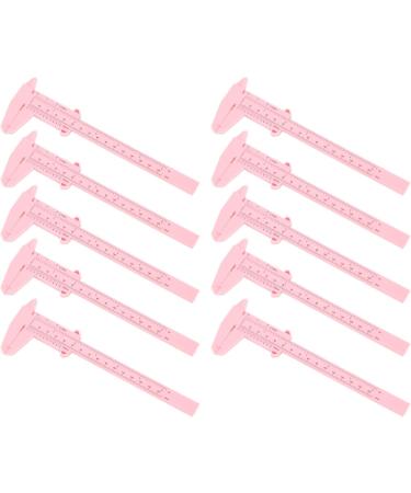 Eyebrow Mapping Ruler Microblading Ruler 10PCS 150mm Smooth Surface for Beauty Salon for Beginners (Pink) - Buy Online on SooperMarket.com
