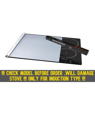 Large Induction Stove Protector Liner - Heat Resistant 260C - Easy Clean - Scratch and Dirt Prevention - Cut-to-Fit Roll Size (63x21) - Buy Online on SooperMarket.com