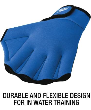 Speedo Aqua Fit Swim Training Gloves - Medium Royal Blue - Buy Online on SooperMarket.com