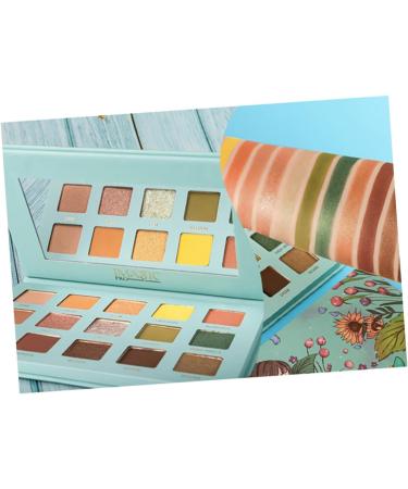 CANIGHT 1pc 15 Cosmetic Pallet Compact Glitter Eye Eye Shadow Green - Buy Online on SooperMarket.com