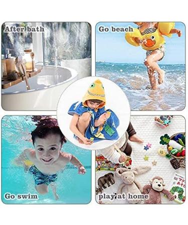 100% Cotton Hooded Bath Towel Poncho for Kids | Soft Warm Beach & Bath Towel with Big Monster Motif - Buy Online on SooperMarket.com
