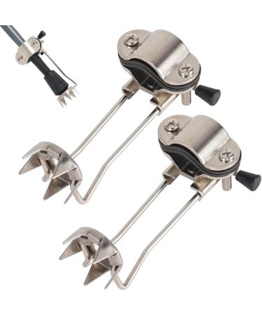 Cane Ice Tip Attachment 2PCS Stainless Steel 5-Prong Ice Tip for Cane Universal Cane Ice Tip Non-Slip Ice Grip for Winter Snow Safety Cane Ice Tip Attachment - Buy Online on SooperMarket.com