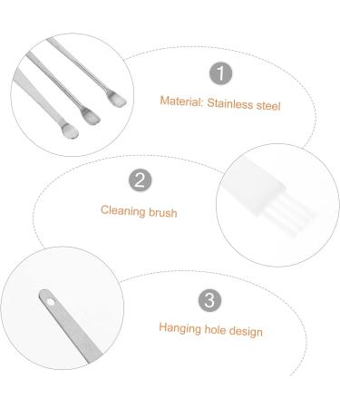 Healeved 4 Sets Stainless Steel Ear Pick Tool Kit for Earwax Removal and Cleaning - Buy Online on SooperMarket.com