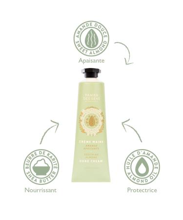 Buy Bread the Sens Almond Hand Cream - 97% Natural Moisture & Care for Dry Hands - Shea Butter & Almond Oil - 30 ml - International Shipping Available - Buy Online on SooperMarket.com