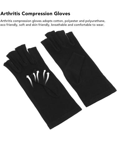Arthritis Relief Gloves Soreness Relief Fingerless Cotton Compression Gloves Soft Portable for Cycling for Women (M) - Buy Online on SooperMarket.com