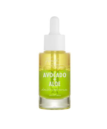 ColourPop Fourth Ray Beauty Avocado + Aloe Double Shot Face Serum - Nourishing & Hydrating Serum with Antioxidant-Rich Avocado Oil & Aloe to Soften Skin (.95 fl oz)