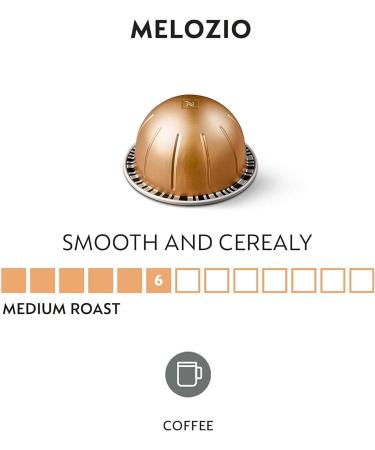 Nespresso Vertuo Coffee Capsules - Melozio - 3 Boxes (30 Pods) Bundled with Border Biscuits Selection & Giftable Tote Bag - Buy Online on SooperMarket.com
