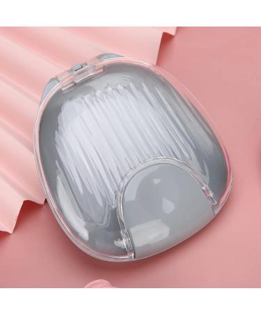 YUYTE Portable Waterproof Storage Case with Teething Ring Mouthpiece - Denture Box Container (Gray) | International Shipping Available - Buy Online on SooperMarket.com