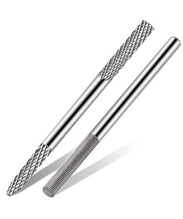 3XF Ultra Fine Cuticle Nail Drill Bit - Medium Double Heads Safety Tungsten Carbide Remover for Acrylic Gel Manicure & Pedicure | International Shipping Available - Buy Online on SooperMarket.com
