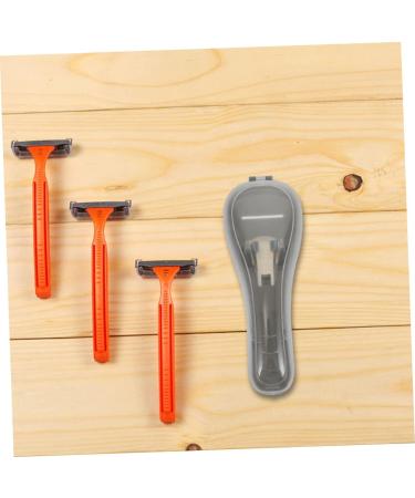 Beavorty 2 STK Razor Storage Box | Travel Razor Container & Sortable Bag | Universal Blade & Nail Clipper Organizer for Suitcase - Buy Online on SooperMarket.com