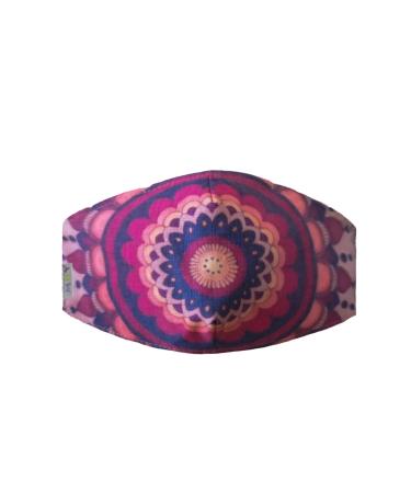 Mi hija y yo pack with 3 pieces of adult face masks printed made of fabric washable reusable including 6 filters m mandala camel