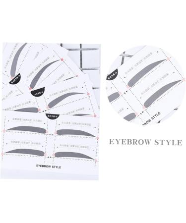 NOLITOY 2 Cosmetology Kit Eyebrow Stencils Beauty Eyebrow Card Eyebrow Stickers Card A607 Portable - Buy Online on SooperMarket.com