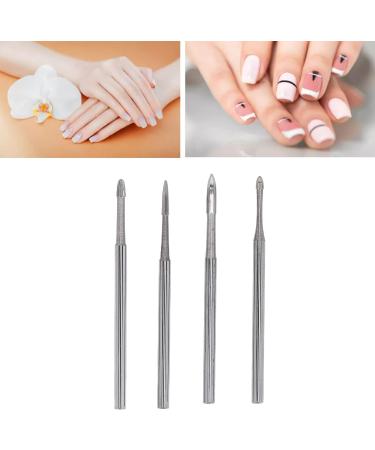 Nail Buffer Tips Nail Drill Bits Set Portable Manicure Tool 4Pcs Wear-Resistant Home Beauty Salon Nail Artist: - Buy Online on SooperMarket.com