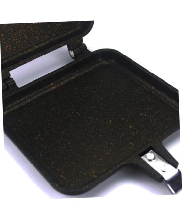 OUNONA 1pcs Egg Pan Japanese Egg Cooker Pan Square Frying Pan Crepe Maker Non Stick Skillet Loaf Bread Pan Fish Grill Skillet Buger Pan Grill Pan Griddle Non Stick Pan Bakeware Mold M Black - Buy Online on SooperMarket.com