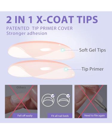 Buy Bartbox Extra Almond Press on Nails - Soft Gel Full Cover Tips 160 Pre-Designed Short Nail Extensions in XXS Almond Beige - Perfect for Geln gel! - Buy Online on SooperMarket.com