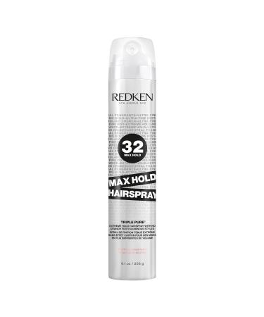 Redken Max Hold Neutral Hairspray 32 | Extreme Maximum High Hold Hairspray | Long-Lasting Lift & Frizz Control | For All Hair Types | Neutral Fragrance 9.1 Ounce (Pack of 1)