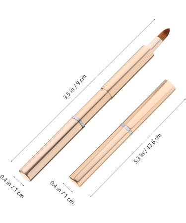 FOMIYES Lip Brush Portable Lipstick Applicator Women Lip Brush Lip Gloss Brush Lip Makeup Tool Golden - Buy Online on SooperMarket.com