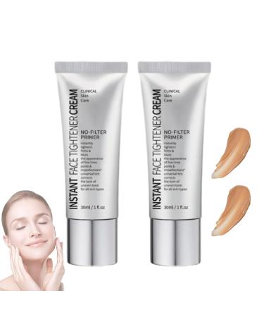 LXCJZY Face Tightener No-Filter Primer Instant Tightener No-Filter Primer Face Blurring Primer for Face Before Makeup Skin Tightener Primer Face Makeup Make yourself more beautiful (2pcs 30ml) 2pcs 50 g (Pack of 1)
