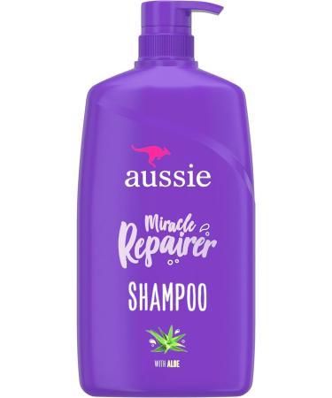 Aussie Deep Conditioner for Dry Hair with Avocado and Jojoba Oil 3 Minute Miracle Moist Paraben Free Triple Pack (1 475 mL Total) & MIRACLE REPAIR SHAMPOO WITH ALOE 778 ML - Buy Online on SooperMarket.com