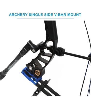 Perogen Single Side Adjustable V-Bar Mount Bow Stabilizer - Quick Disconnect Rod - Buy Online on SooperMarket.com
