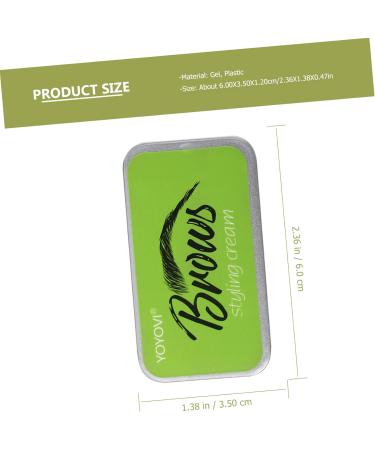 Beavorty 3 Sets natural mascara brow styling soap gelt eyebrow kit the brow glue makeup eyebrow soap - Buy Online on SooperMarket.com