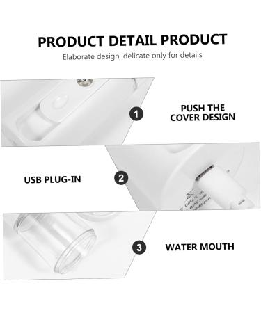Baluue 1 Set Hydrating Instrument Face Moisturizing Sprayer Face Humidifier Handheld White Abs - Buy Online on SooperMarket.com