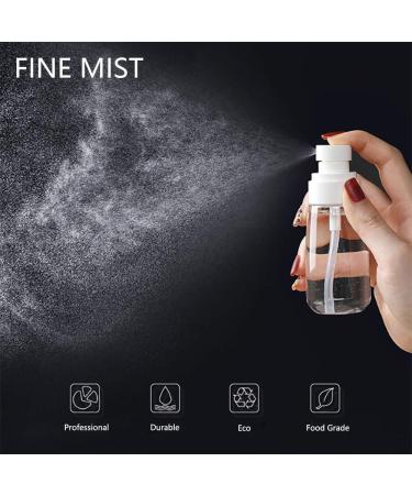 YAMYONE 2Pcs 60ml Fine Mist Spray Bottle Set for Travel - Refillable Containers for Essential Oils, Perfume, Toners - Perfect for Hair & Makeup On-The-Go - Buy Online on SooperMarket.com
