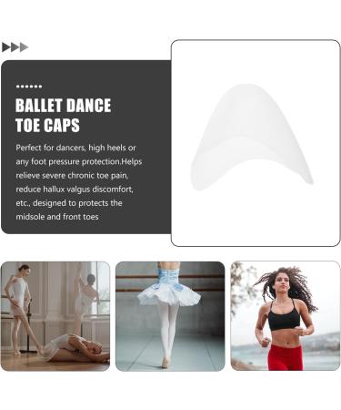 Healifty 6 Pairs Silicone Gel Pointe Shoe Cushion Protectors - Women's Foot Pads for Ballet Dance Shoes - Includes Whitex2pcs - 10.5X9.5X1.5CMx2pcs - Buy Online on SooperMarket.com