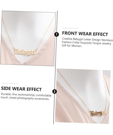 OATIPHO crystal necklaces decoration neck Valentine's day necklace clavicle chain baby girl Fashion gem - Buy Online on SooperMarket.com