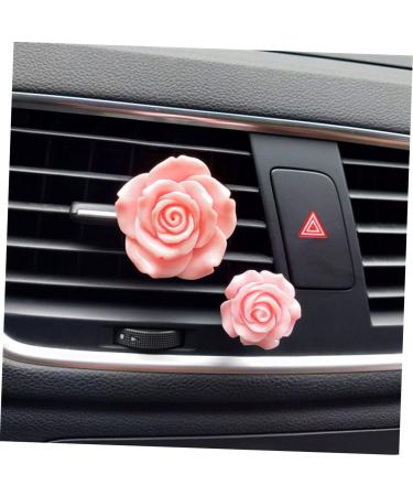 Mobestech Car Perfume Aromatherapy Clips - Rose Air Vent Freshener | Luxury Auto Air Freshener Charm for International Shipping - Buy Online on SooperMarket.com