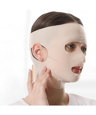 Teksome Double Chin Reducer Device Reusable Face Sculpting Strap Double Chin Reducer Tool Breathable Slimming Face Strap for Women and Men Chin Up Sculpting - Buy Online on SooperMarket.com