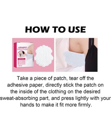 Ultra-Thin Waterproof Underarm Sweat Pads - 24 Breathable Armpit Patches for All Fabrics - Buy Online on SooperMarket.com