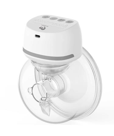 Milk pump electrically portable Bellababy milk pump electrical noise and painless 4 modes and 6 steps suck portable electrical milk pump 24mm white