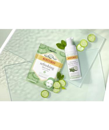 Burt's Bees Cucumber Refreshing Sheet Mask - 6 Pack | Hydrating Face Mask - Buy Online on SooperMarket.com