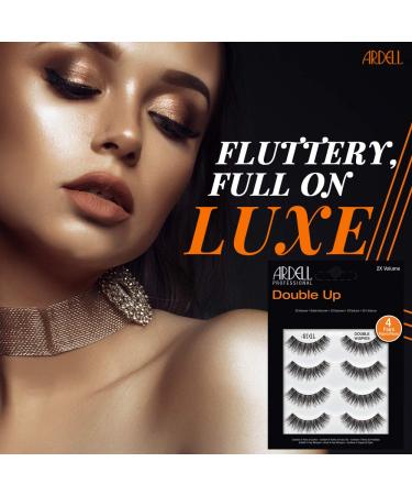 Ardell Double Up Wispies 4 Pairs - Pack of 1 | Long Lasting and Dramatic False Eyelashes - Buy Online on SooperMarket.com