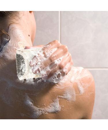 Lurrose Black Linen Soap Bag - Exfoliating Peeling Mesh for Shower & Facial Use | Eco-Friendly Foaming Soap Sac - Buy Online on SooperMarket.com