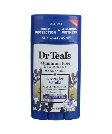 Dr. Teal's Vanilla Lavender Deodorant Gift Set - Shea Butter & Arrowroot Powder (2 Pack, 2.65oz Each) - Buy Online on SooperMarket.com